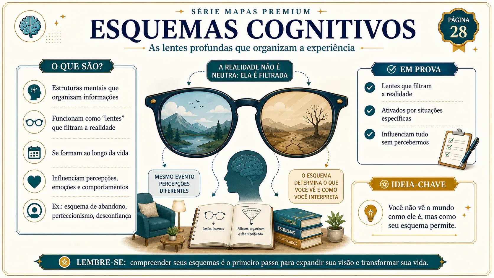 Prévia do material 100 Mapas Mentais de TCC - Esquemas Cognitivos
